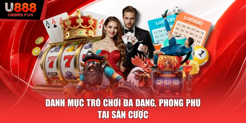 Danh mục trò chơi đa dạng, phong phú tại sân cược