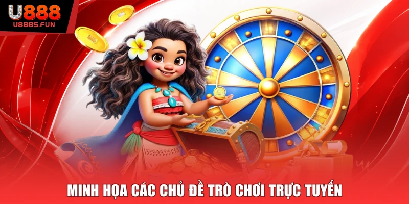 Minh họa các chủ đề trò chơi trực tuyến