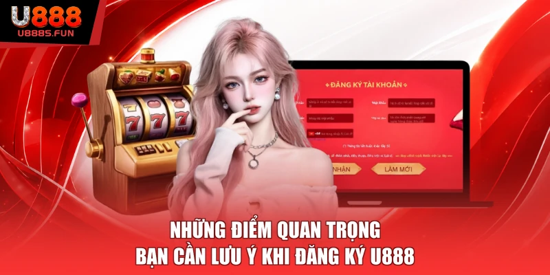 Những điểm quan trọng bạn cần lưu ý khi đăng ký U888