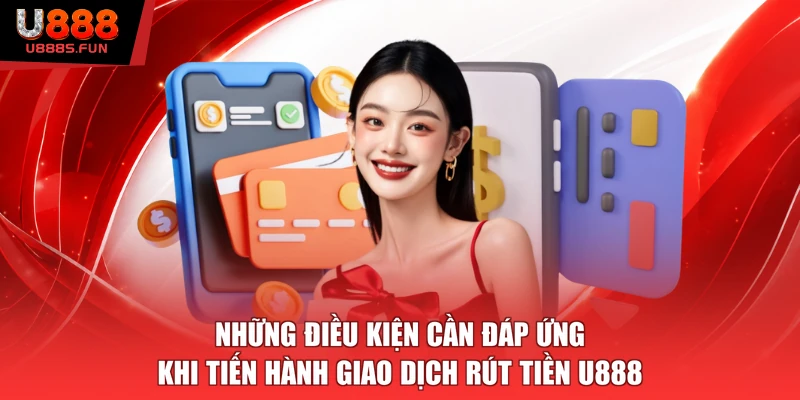 Những điều kiện cần đáp ứng khi tiến hành giao dịch rút tiền U888