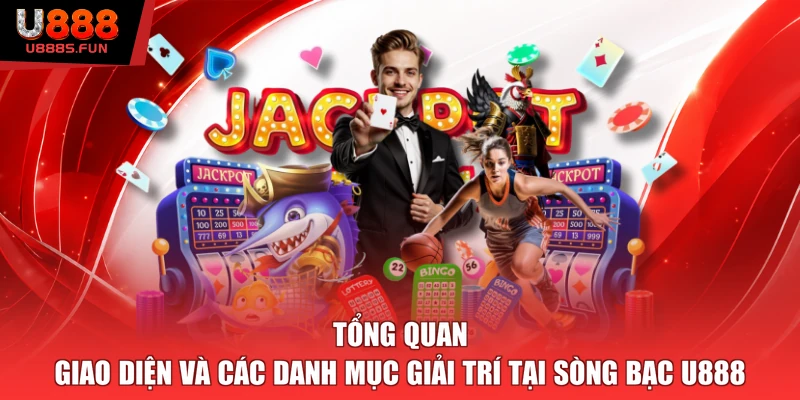 Tổng quan giao diện và các danh mục giải trí tại sòng bạc U888 